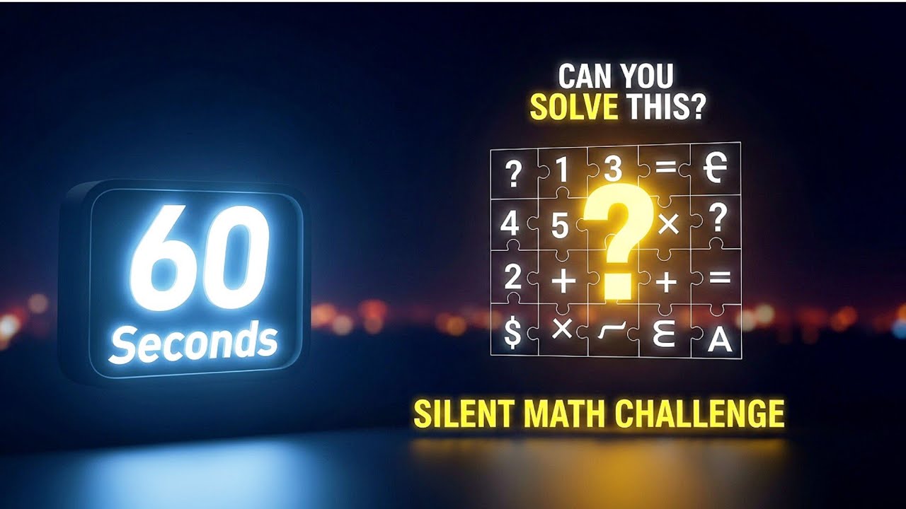 Silent-Night Math Puzzles Livestream! #mathpuzzles #silentlivestream