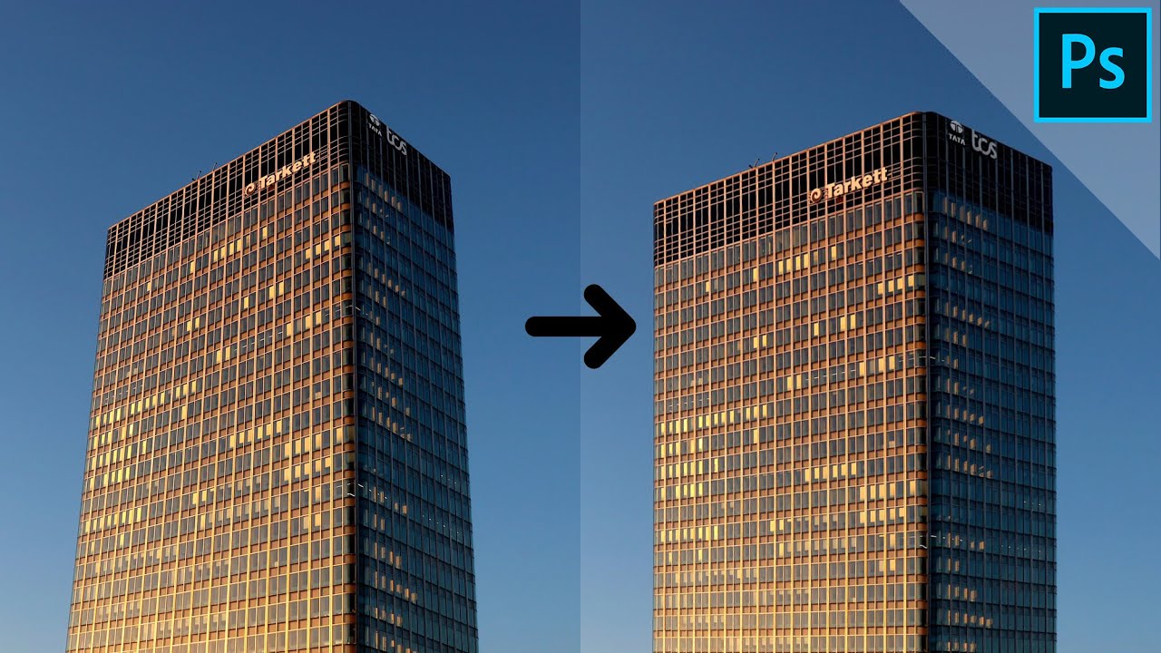 Straighten a building | PHOTOSHOP TUTORIAL