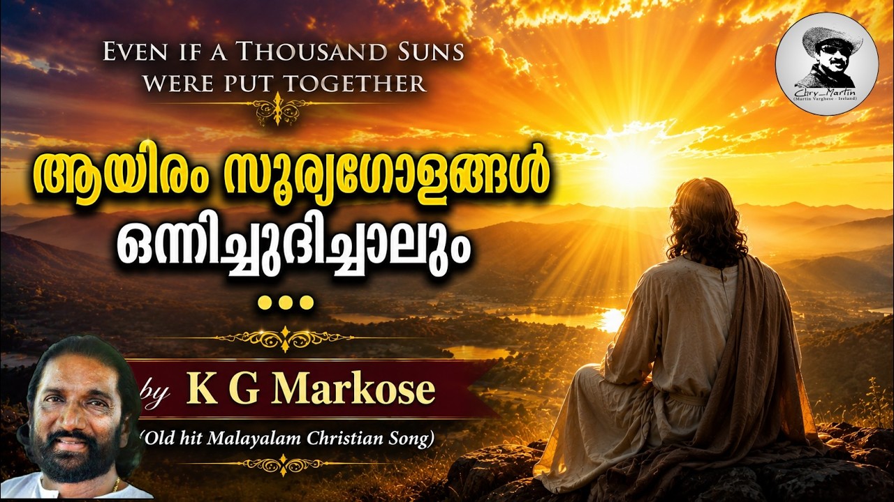 Aayiram Soorya Golangal - Super hit Malayalam Christian Devotional song by K G Markose