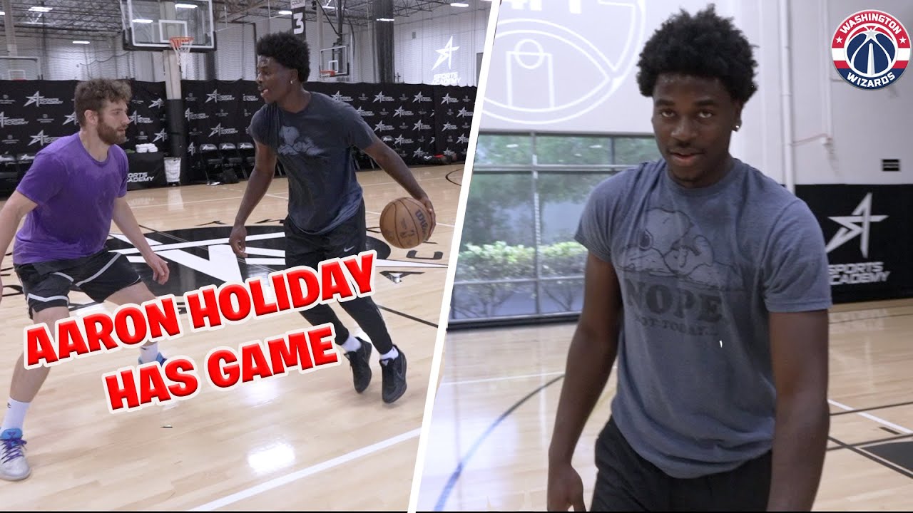 Aaron Holiday is ready for Washington Wizards Debut  6 AM NBA workout