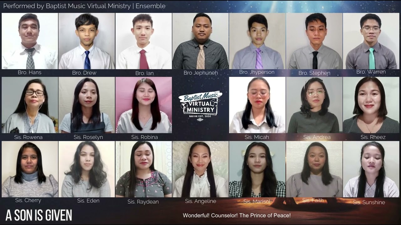 A Son is Given | Baptist Music Virtual Ministry | Ensemble