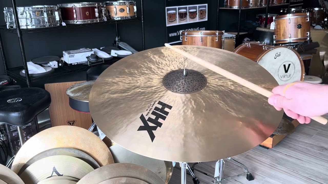 Sabian 21” HHX Complex Thin Ride (2324g) Cymbal Demo @ VIRTUE Drums