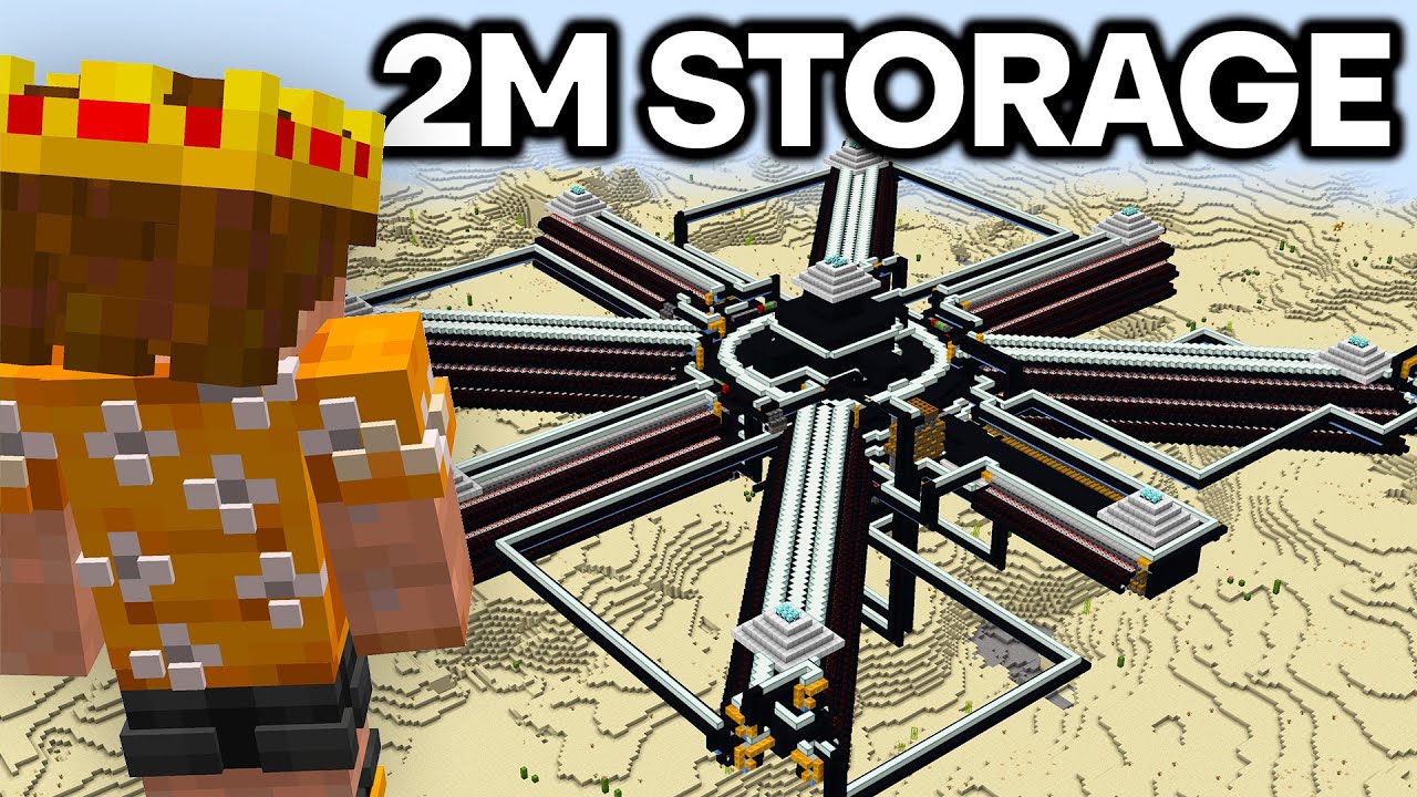 Я построил ИДЕАЛЬНУЮ систему хранения в Minecraft!