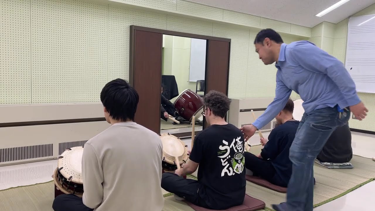練習風景2026年2月11日通し3回目ざき山玉入れ盛大に失敗Ver｜秩父屋台囃子練習会in東京中野区新井