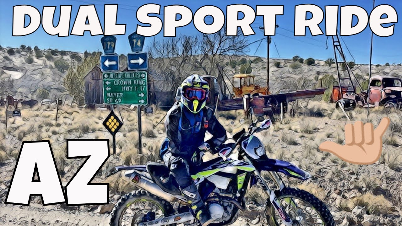 Dirt Biking Dual Sport ADV Adventure Ride Scottsdale to Prescott Arizona Two Day Loop