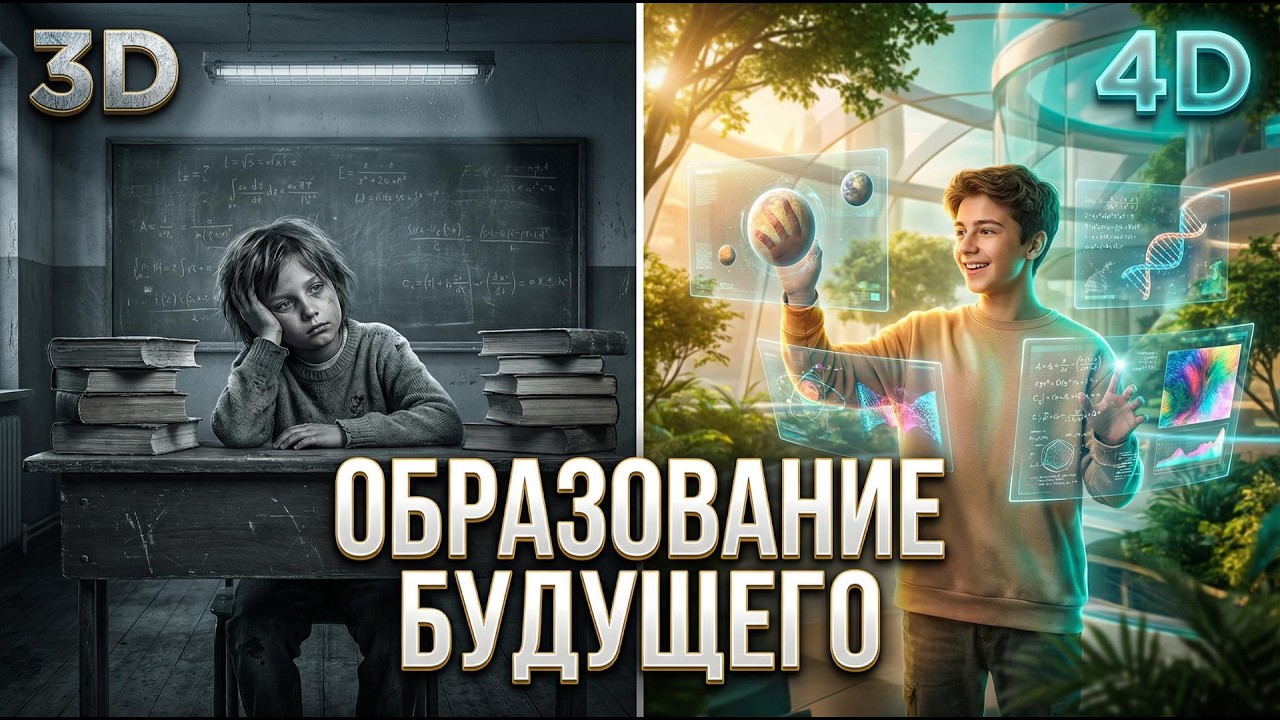 ОБРАЗОВАНИЕ БУДУЩЕГО: Школу Отменят? ИИ, Наставники и Конец Оценок