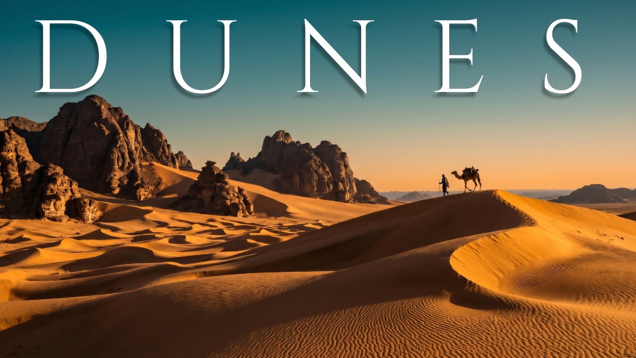DUNES | Minimal Desert Soundscape for Focus & Concentration (3 Hours)