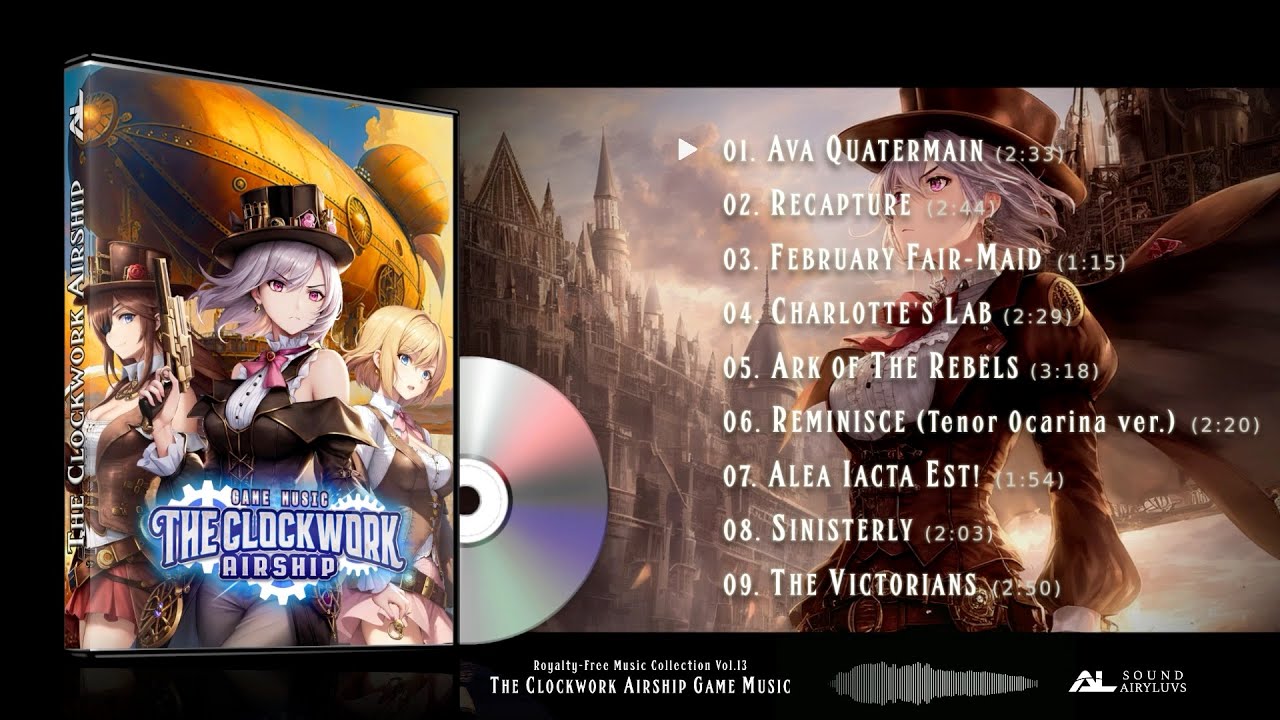 [Royalty-free Music Album Vol.13] The Clockwork Airship Game Music XFD