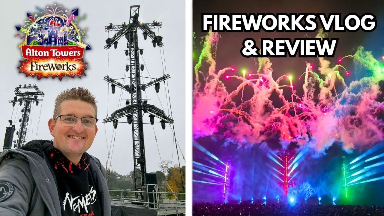 Видеоблог и обзор фейерверков Alton Towers 2025
