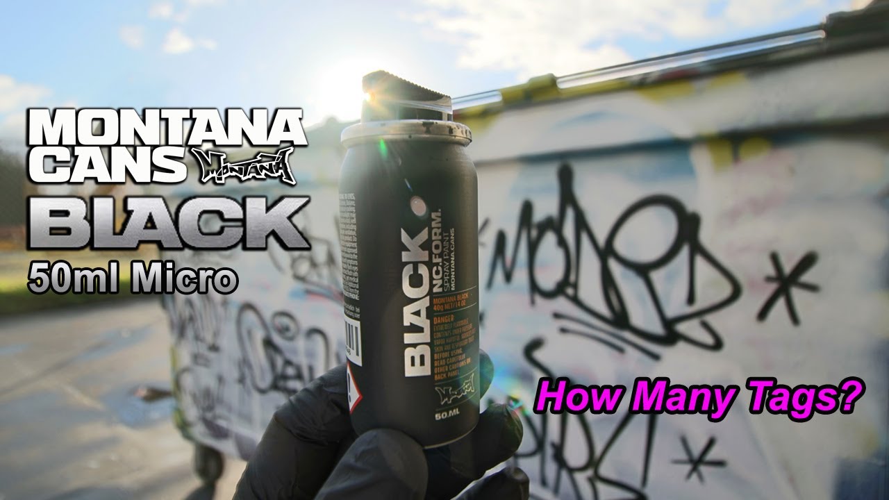 Montana Black 50ml Micro Can - How Many Tags?