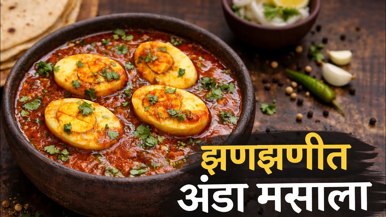 Anda Masala Gravy Recipe | Egg Curryमराठी स्टाईल अंडा मसाला