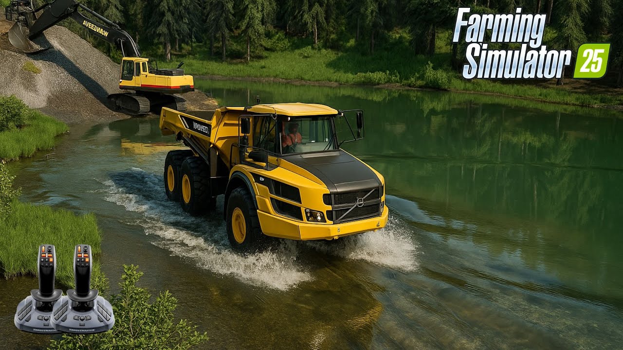 I Transformed the Map With a New River and Massive Forestry in Farming Simulator 25 | FS25!