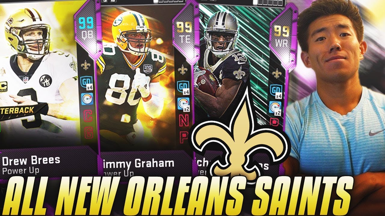 ALL TIME NEW ORLEANS SAINTS TEAM! BREES, KAMARA, THOMAS! Madden 19 Ultimate Team