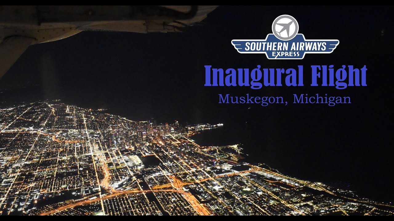 Southern Airways Express Inaugural ; Muskegon, Michigan