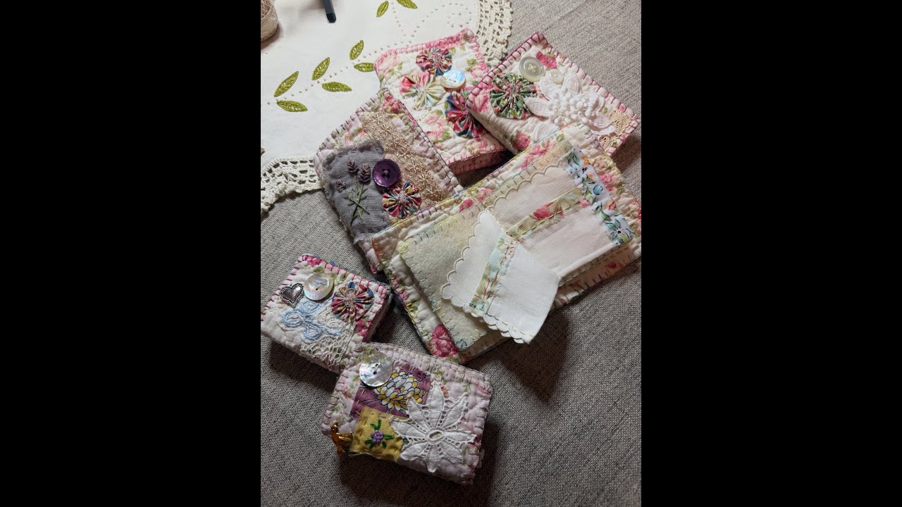 Cutter Quilt Needle Book Tutorial - Sew With Me #slowstitchdqb