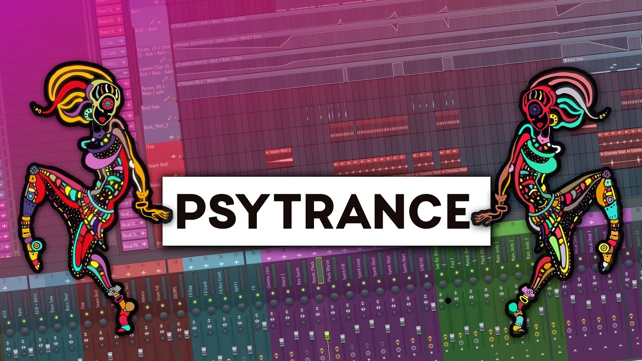 PSYTRANCE FL Studio Template, Project flp. (Progressive)