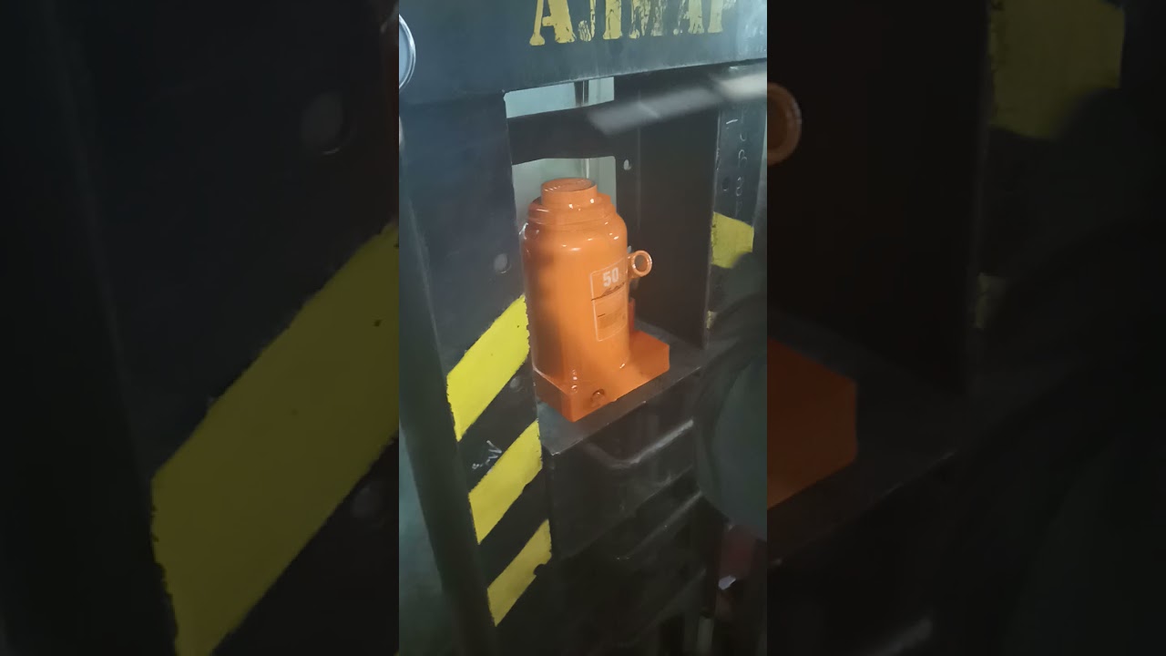 Проверка 50 тонного домкрата ситилинк