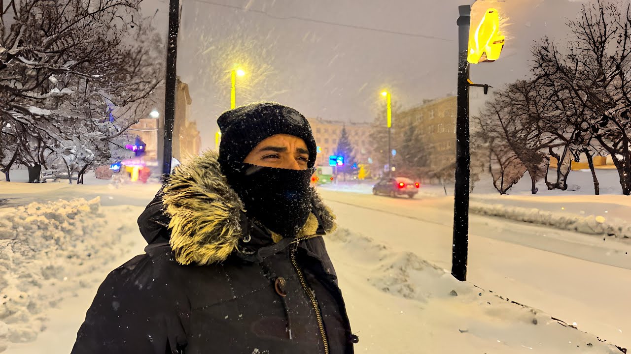 جالي اكتئاب من البرد 🥶 درجه الحرارة 40 تحت الصفر 💔مش قادر!!!