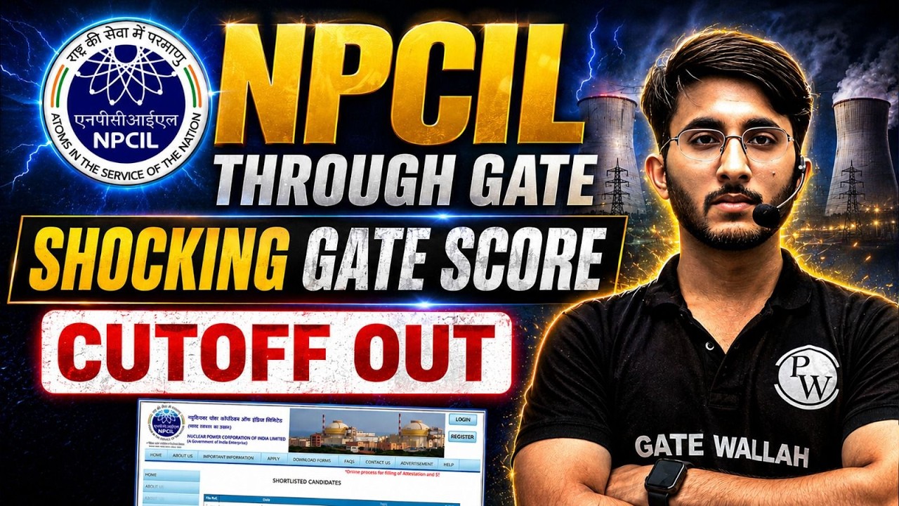 NPCIL Through GATE | Official Cutoff Released | Detailed Analysis