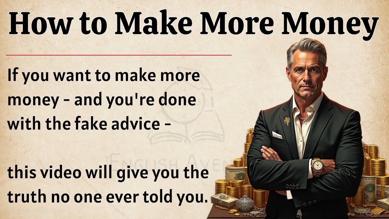 Train Your Brain to Make More Money || Graded Reader || Improve Your English Fluency 