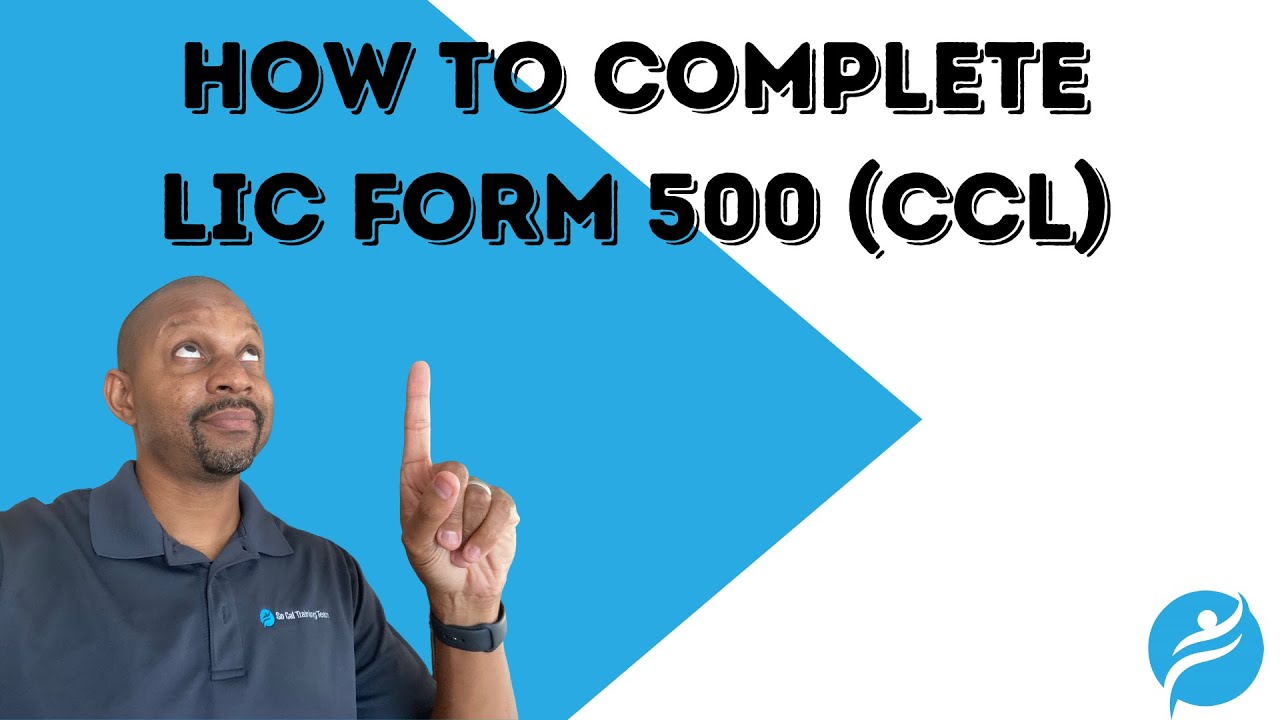 How to Complete LIC 500 Community Care Licensing (Adult Residential Facility)