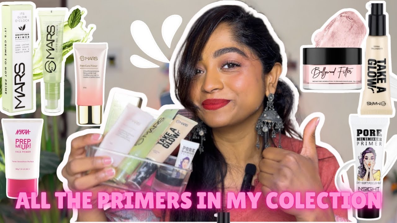 Reviewing all the Primers that i own ✨|All Affordable Primers UNDER 500/-|​⁠@Bronzebeautydiaries