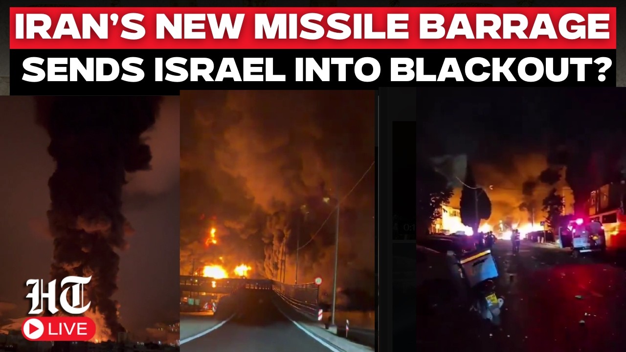 Iran&ndash;Israel War Live | Iranian Missile Barrage Triggers Blackouts in Israel? | Oil Prices