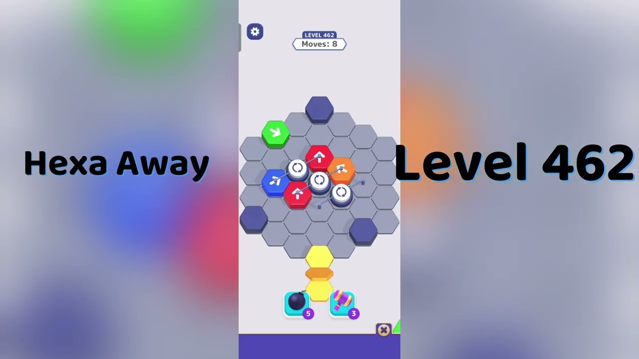 🧠 Hexa Away Level 462 Walkthrough