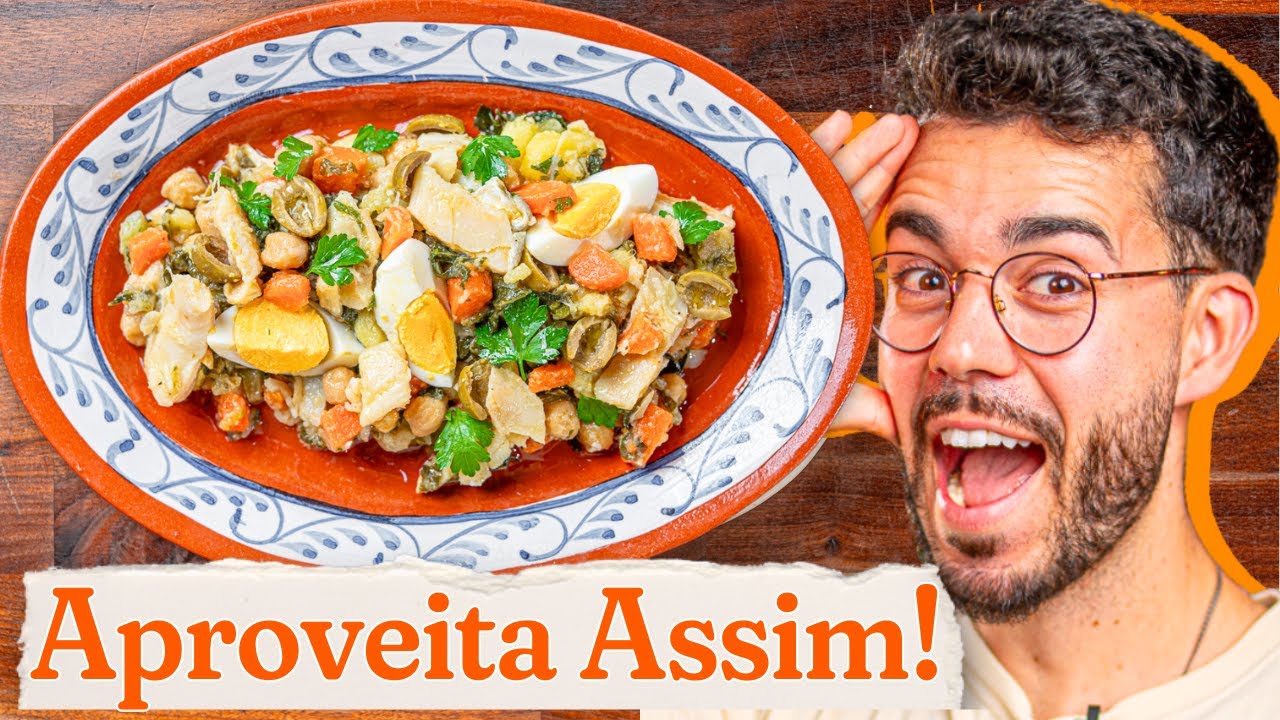 Roupa Velha de Bacalhau - em 10 minutos!