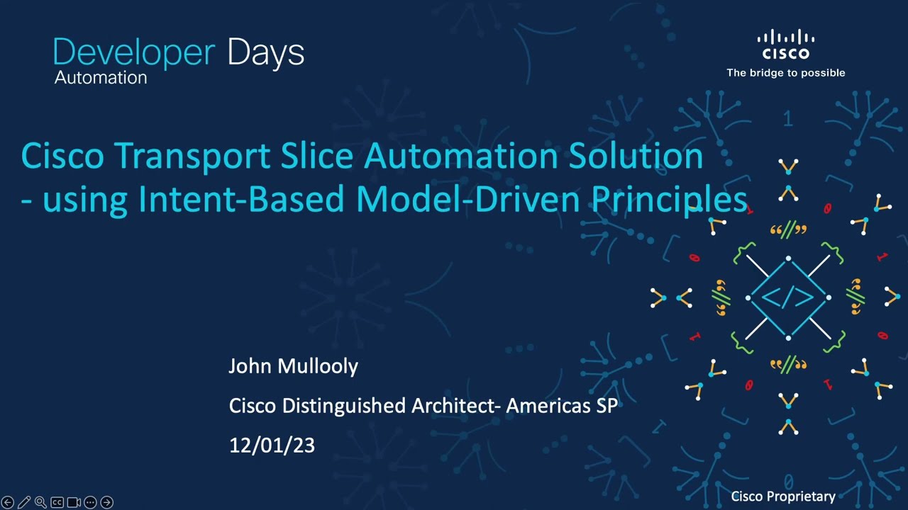 Transport Slice Automation Design and Deploy with CNC/NSO