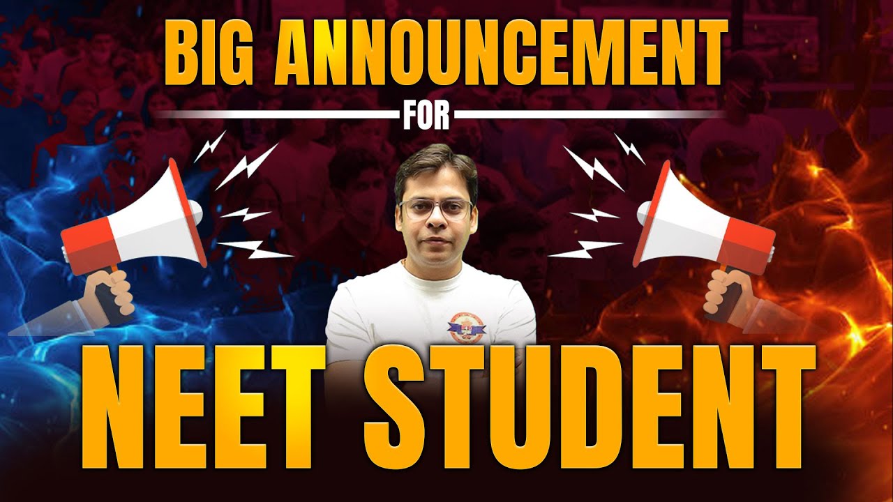 NEET 2025 Aspirants 🚨 Don&rsquo;t Miss This! Test Series Launch | Big Announcement