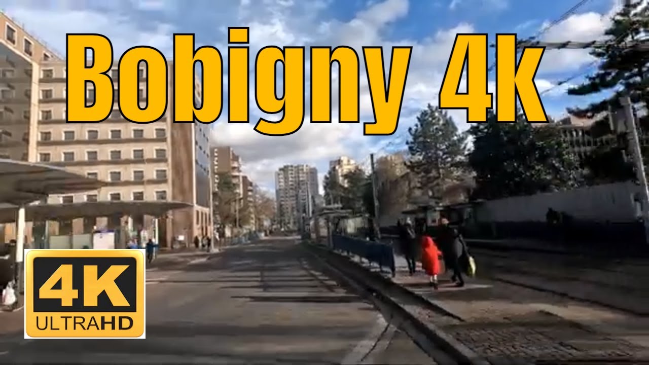 Bobigny 4k - Driving- French region