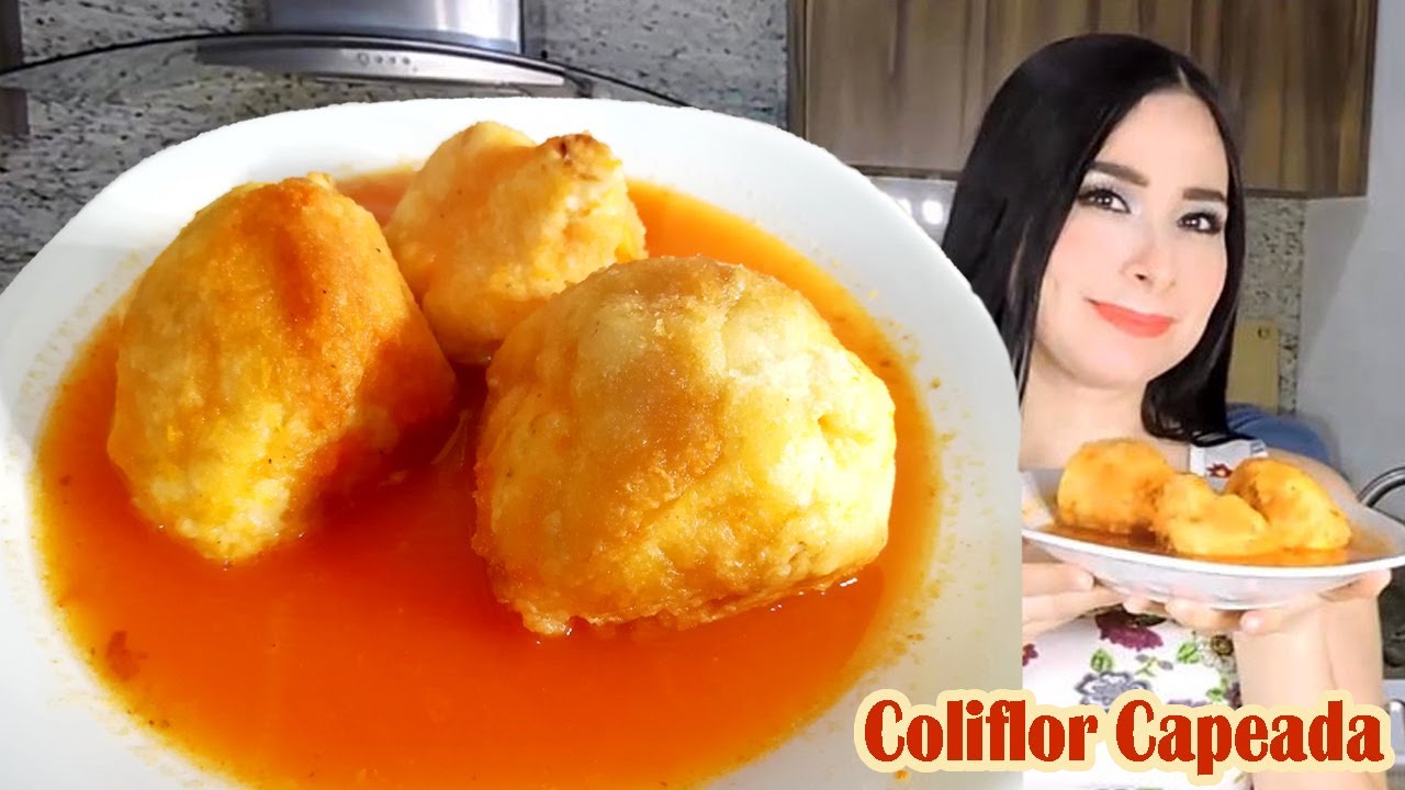 COLIFLOR CAPEADA CON SU DELICIOSO CALDO | #irisCocinablog
