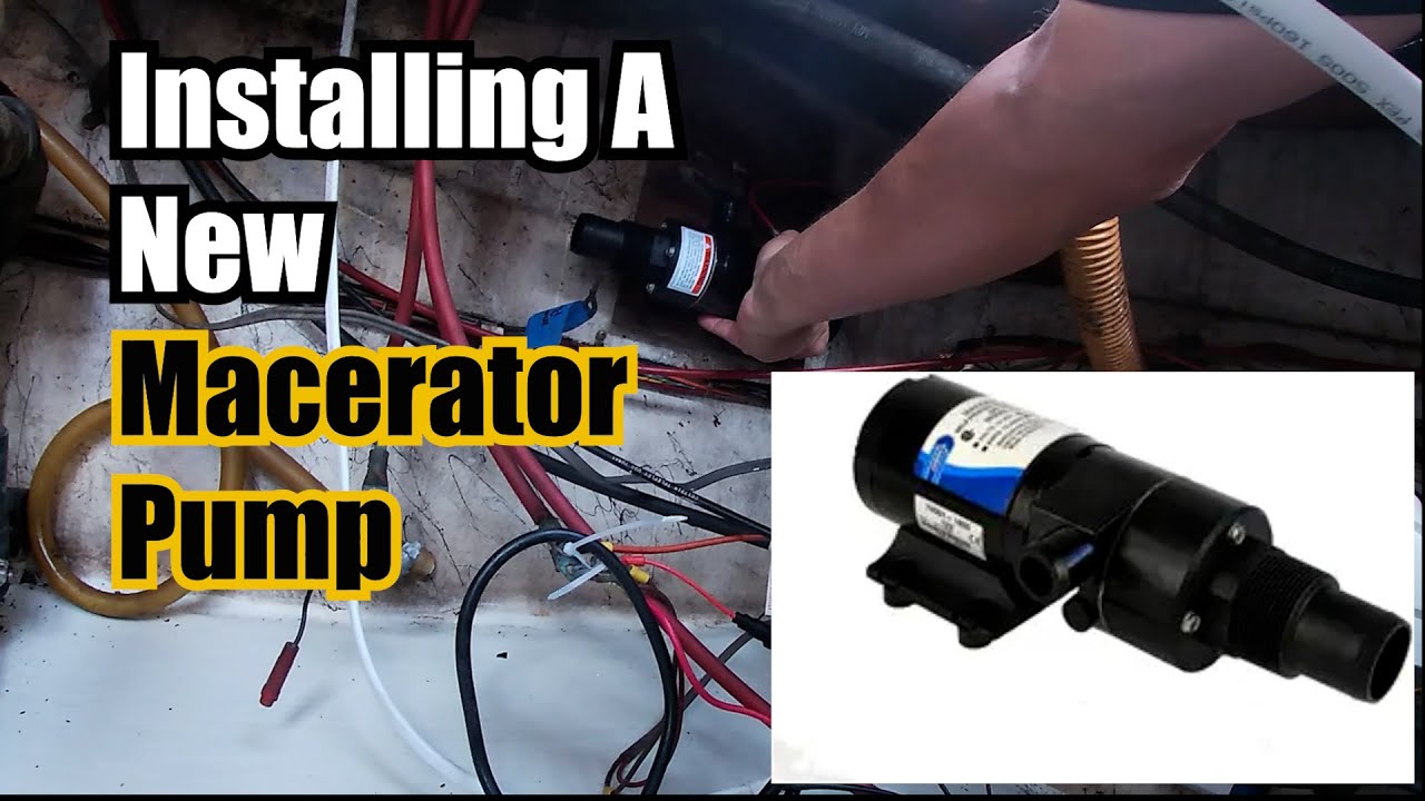 Boat Update Part 17 Installing A New Macerator Pump, Bayliner 2450 Ciera #BoatRestoration #boating