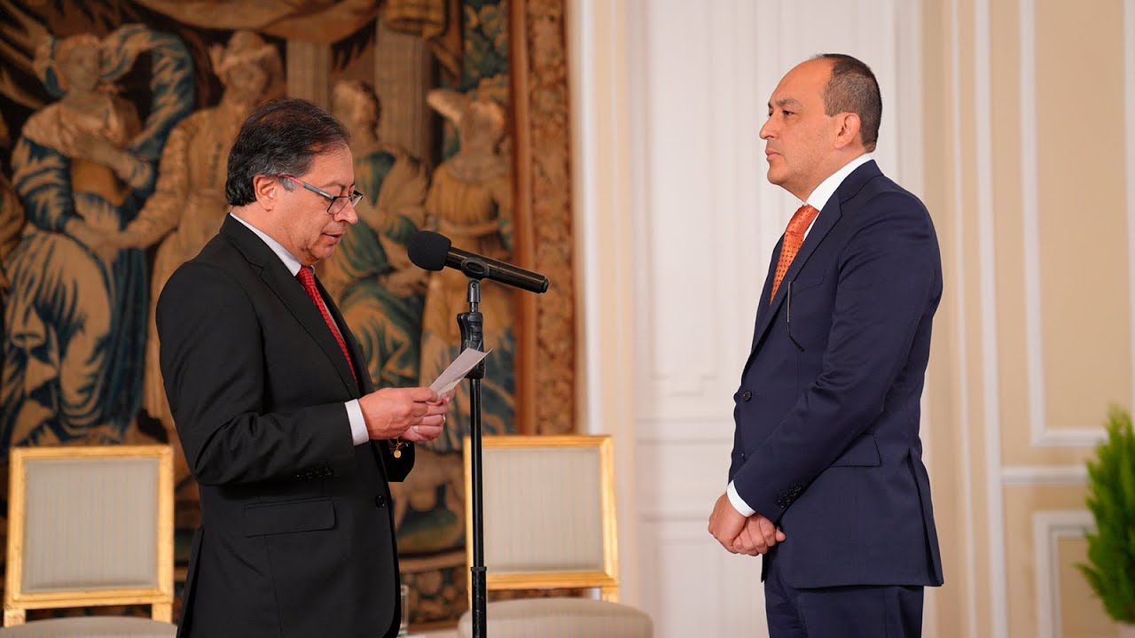 Presidente Petro en el acto de posesión de Vladimir Fernández Andrade como Magistrado de la Corte...