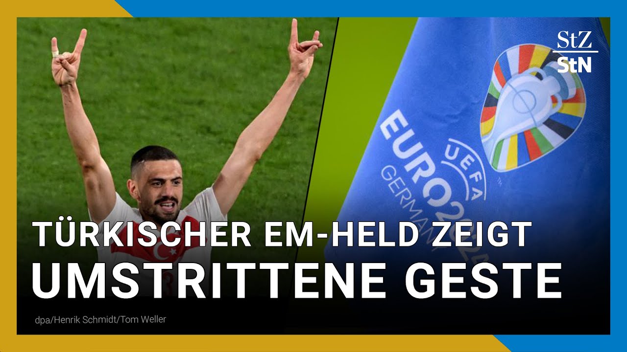 EM: Demiral feiert mit Wolfsgruß nach 2:1 der Türkei gegen Österreich