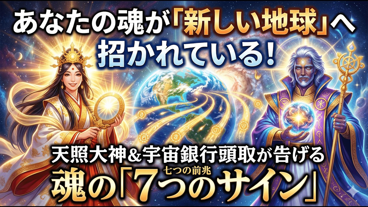 【最終段階】アセンションの7つのサインを今すぐ確認してください。天照大神の岩戸開き再来