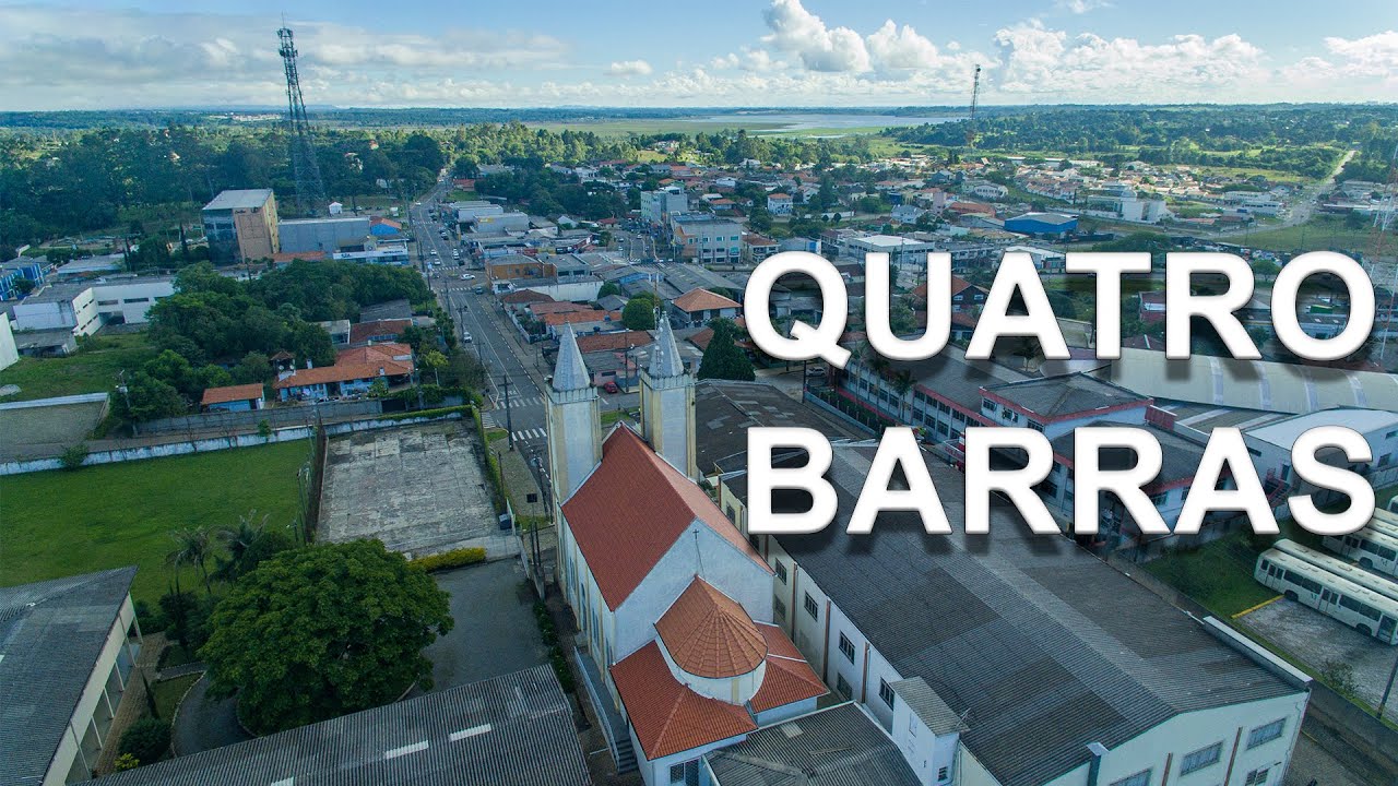 Historia de Quatro Barras no Paraná - Região Metropolitana de Curitiba por Drone
