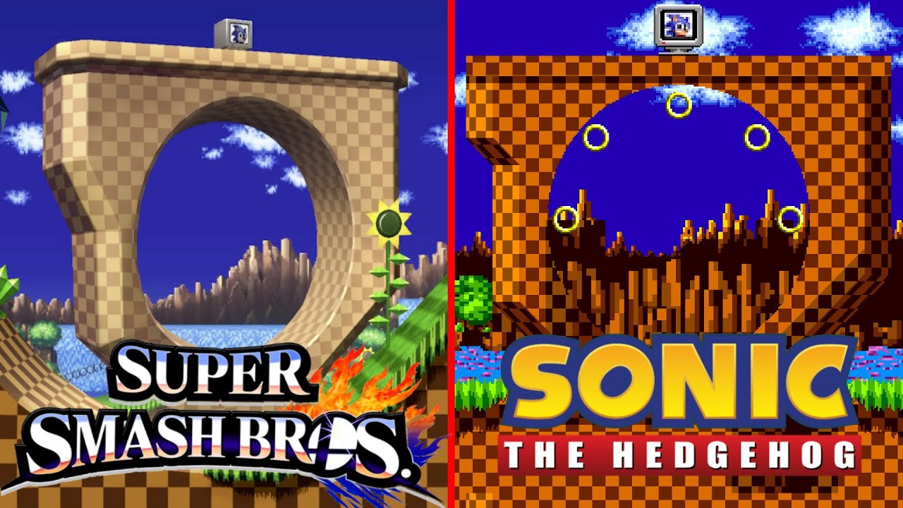 Super Smash Bros Ultimate: All Sonic Stage Origins