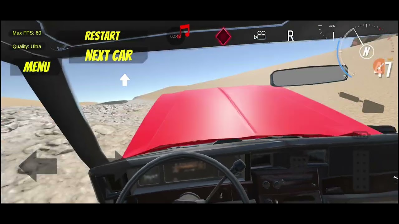 Two Vintage American Sedan car are Driving Highway Crashed (Car Crash Arabic) Gameplay 