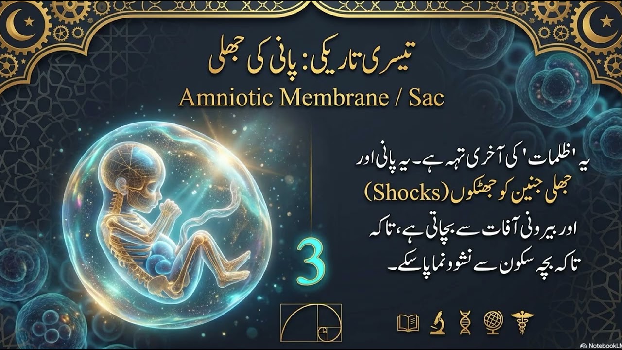 ظُلُمَاتٍ ثَلَاثٍ — ماں کے پیٹ کی تین تاریکیاں
