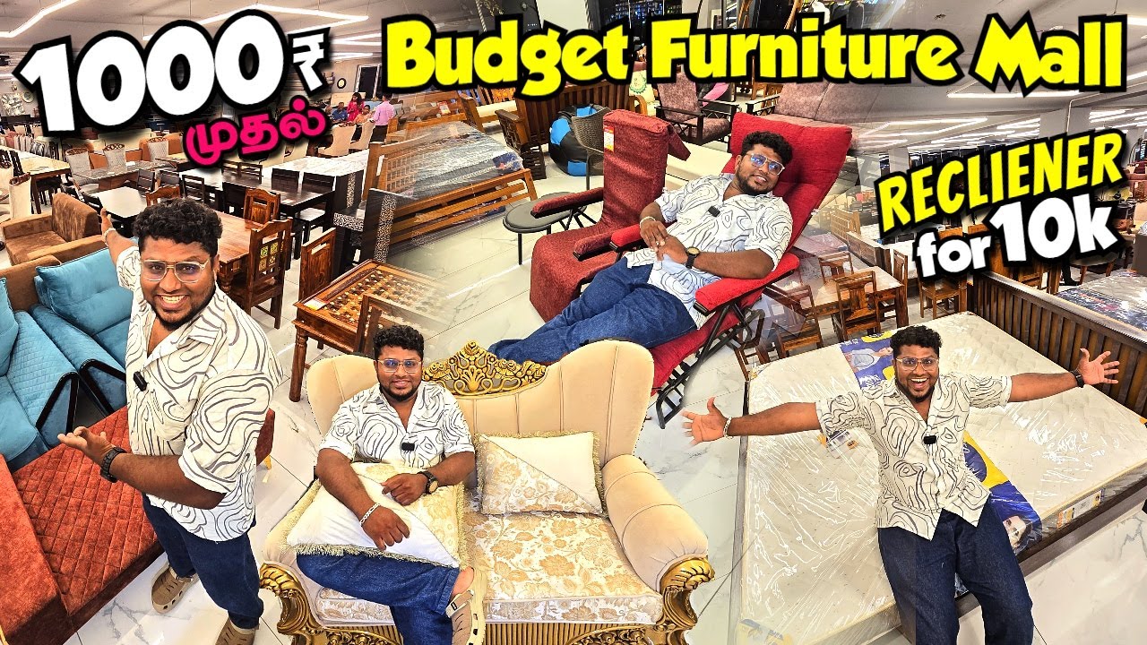 999 ரூபாய் முதல் Furnitures | Budget Furniture Shop in Chennai | Furniture Zone | Pakoda Boyz