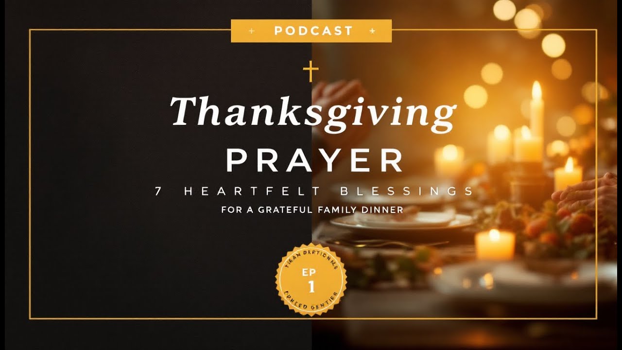 Podcast | Episode 1 — Thanksgiving Prayer: 7 Heartfelt Blessings for a Grateful Family Dinner