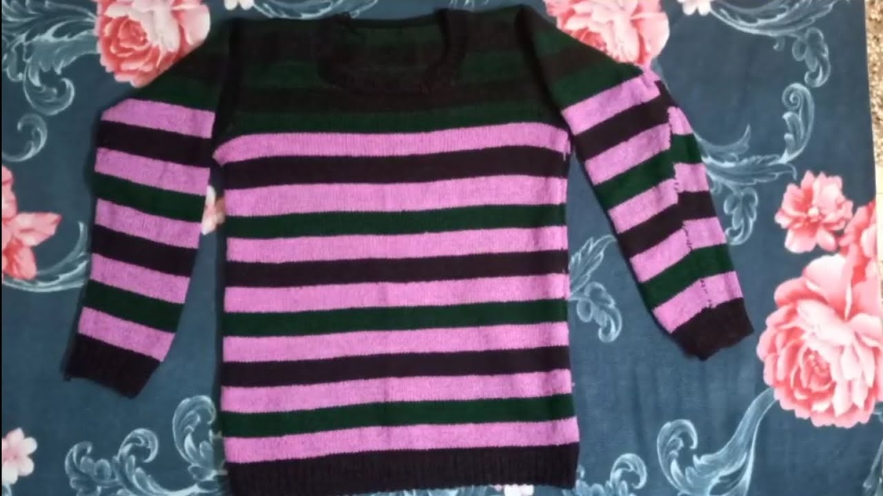 How to make a handmade sweater for kids | बच्चों के लिए हाथ से बुना हुआ स्वेटर कैसे बनाएं