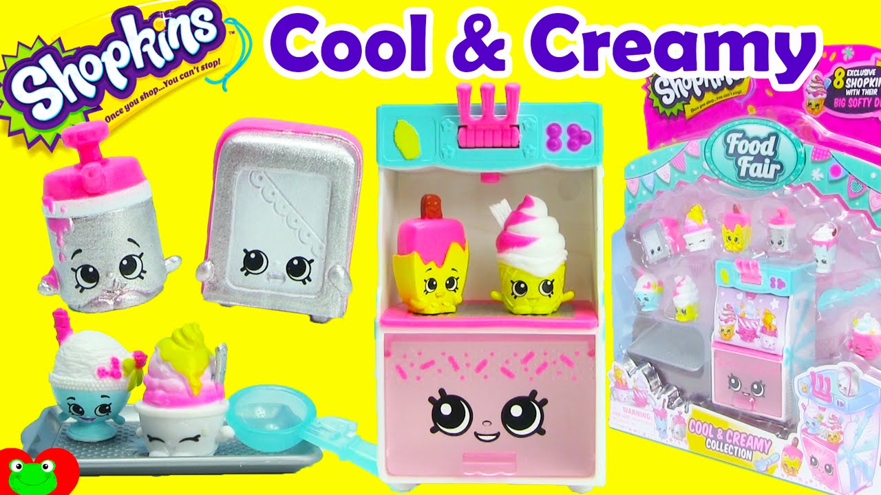 Shopkins Cool and Creamy Playset Season 3 Food Fair Collection