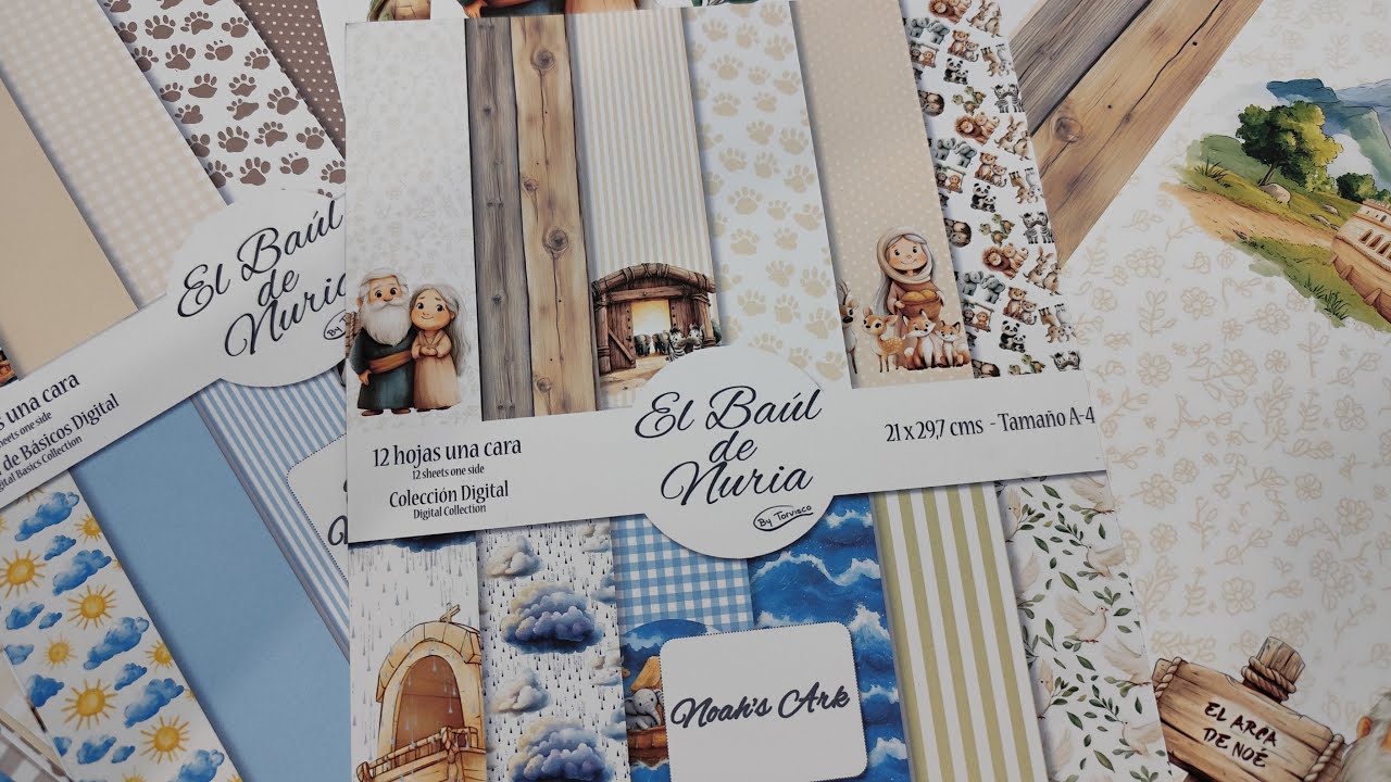 PRESENTACI&Oacute;N COLECCI&Oacute;N DE NOE de El BA&Uacute;L DE NURIA de la mano de @conmismanitasscrap4680
