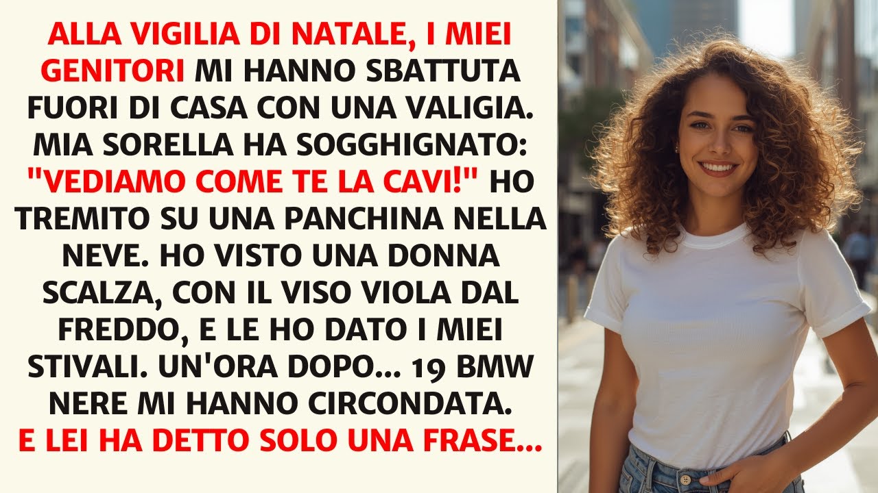 Mi Hanno Buttata Fuori La Vigilia Di Natale, Poi Una Donna Scalza Ha Cambiato Tutto...