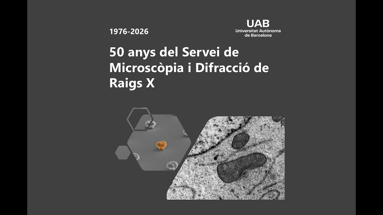 50 anys del Servei de Microscòpia i Difracció de Raigs X de la UAB