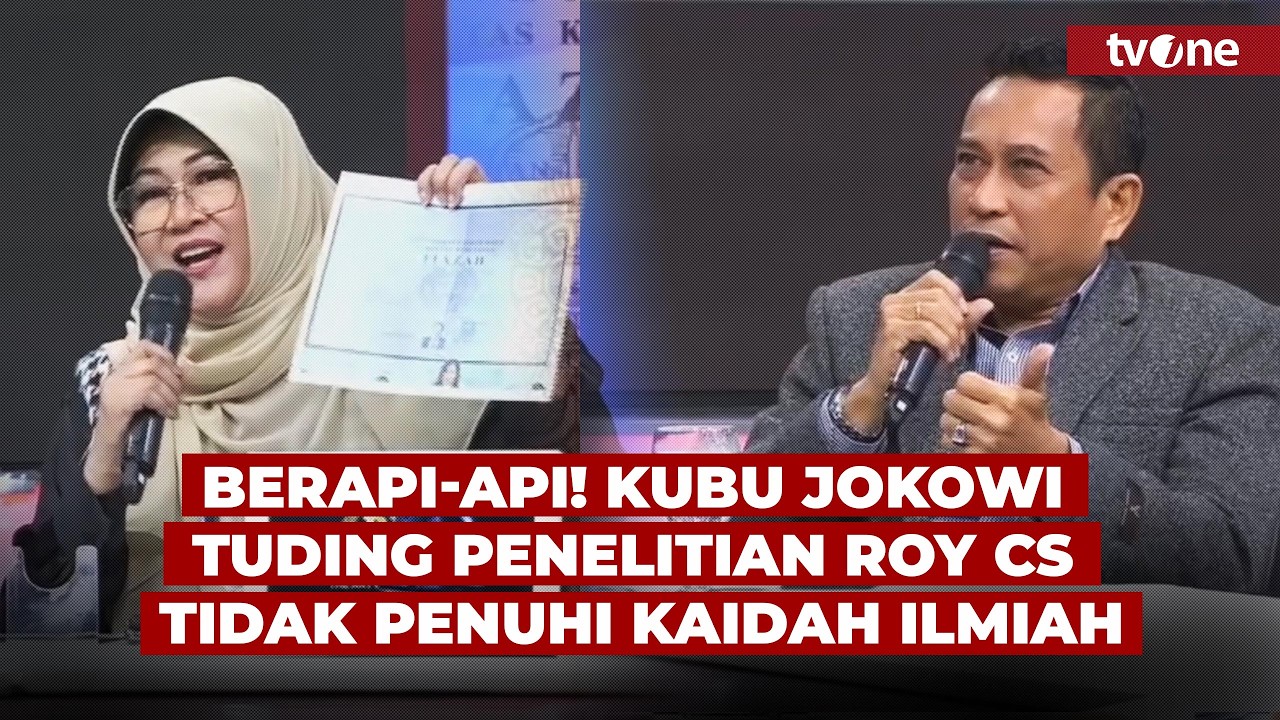Tensi Tinggi! Dituding Lakukan Penelitian Abal-Abal oleh Kubu Jokowi, dr. Tifa Naik Pitam | tvOne