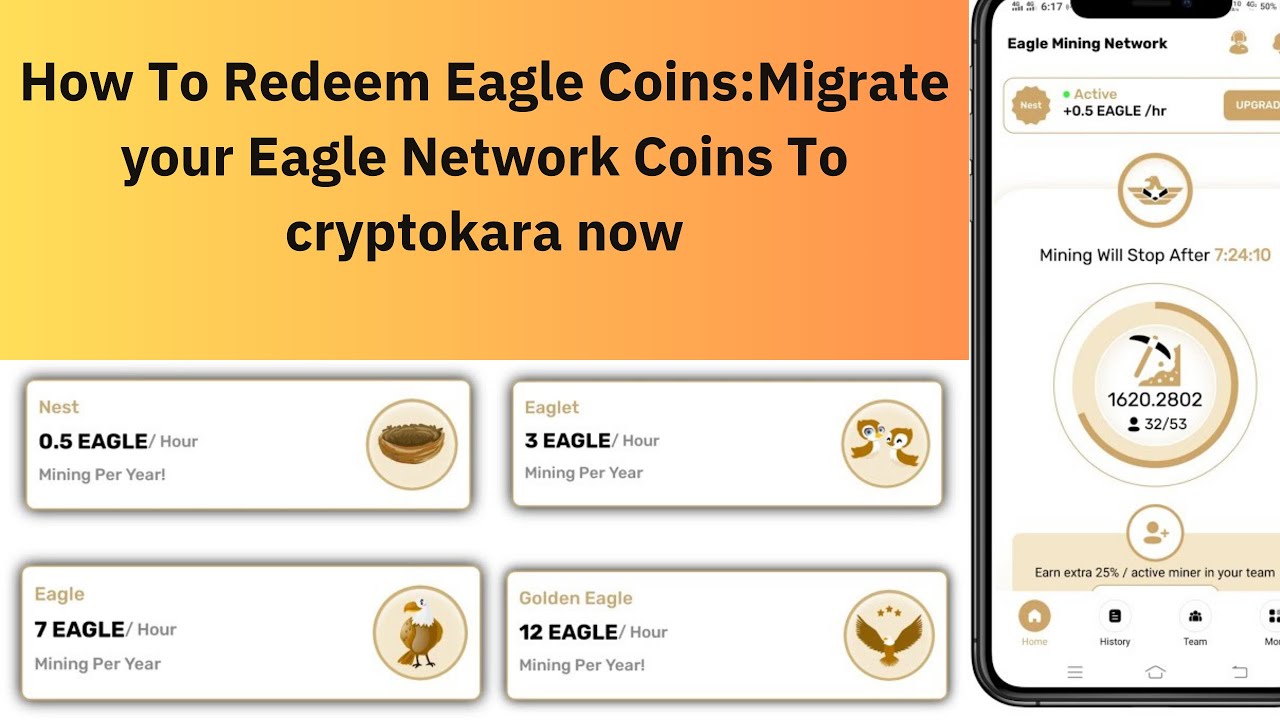 How To Redeem Eagle Coins: Migrate your Eagle Network Coins To Cyptokara now